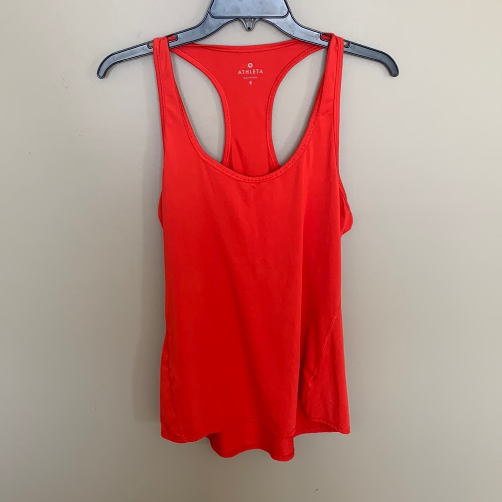 Athleta red tank top